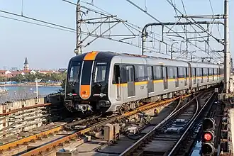 An 07A02 train at Meilan Lake station