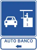 IS-1-19 Drive-thru bank to the left