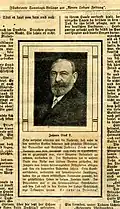 STECK, Johann (1851-1914), who carried out construction of the Great Synagogue.