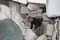 Hurley moves around supplies and equipment in Leonardo PMM.
