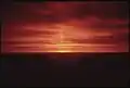 Sunset seen from the top of Algonquin Peak, 1973