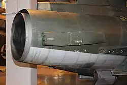 Saab BOY 402 countermeasure dispenser on Finnish DKS.