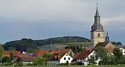Saal an der Saale as seen from the west