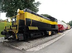 A rare EMD NC Switcher locomotive. Sabine River & Northern Railroad #408.