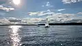 Sailing Lasers on Green Lake