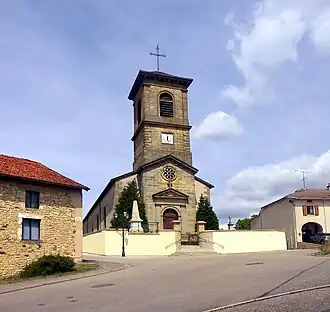 The church in Saint-Remimont