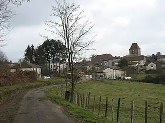 A general view of Saint-Saud-Lacoussière