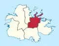 Location of Parish of Saint Peter[1]