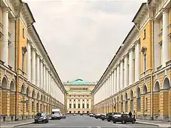 Zodchego Rossi Street, scene of the pogroms[69]