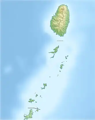 Baliceaux is located in Saint Vincent and the Grenadines