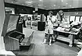 Sports-themed displays at Saks Houston (1987)