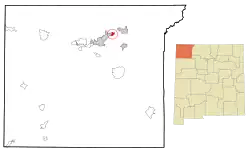 Location of Flora Vista, New Mexico