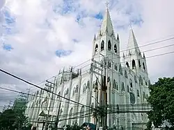 The Minor Basilica of San Sebastián is the only all-steel church in Asia.[249]
