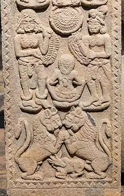 Devotional scene.