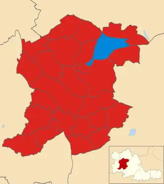 2011 results map