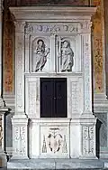 The baptismal font