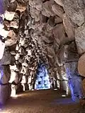 Corbelled archway at Nuraghe Santu Antine, Sardinia, 19-18th centuries BC