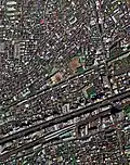 Sasazuka from above