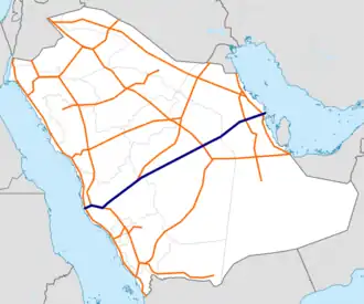 Map of Highway 40
