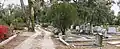 A panorama of the cemetery