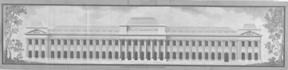 The palace facade