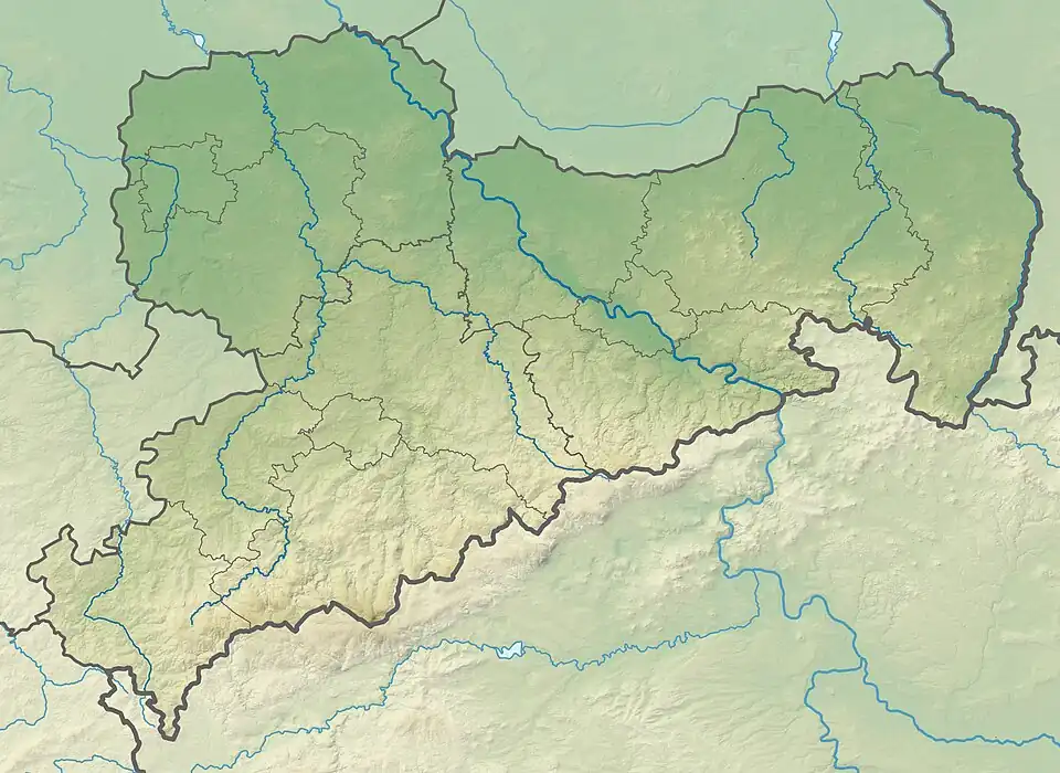 Papststein is located in Saxony