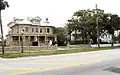 Houses in the Historic District, including The Abbey on the far right