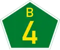 B4 road shield}}