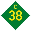 C38 road shield}}