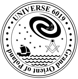 Seal of the Respectable Lodge Universe, Grand Orient of Poland