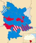 2003 results map