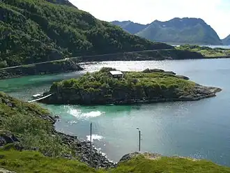 Sandvikholmen and shores near Hamn