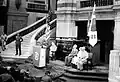 The building is used to host a ceremony on September 29, 1950, to mark the recapture of Seoul by U.N. forces in the Korean War.