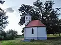 Church and Tilia tree