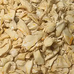 With sesame oil