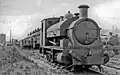 0-6-0ST GWR 2192 Ashburnham (ex-BP&GVR No. 1 Ashburnham) at Severn Tunnel Junction in 1951