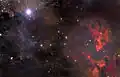 An optical image of W40 from Mount Lemmon SkyCenter.[32]