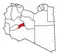 Map of the district of Sabha