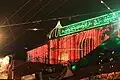 The shrine is decorated for the annual urs festival