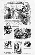 Nast referenced 23 of Shakespeare's 37 plays in more than 100 cartoons—sometimes with just a recognizable line or two, but generally with pictorial content.[c]