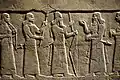 Shalmaneser III, detail, North Face, East End, Throne Dais of Shalmaneser III from Nimrud, Iraq