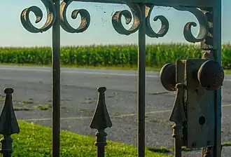 Part of the fence