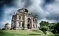 Rear view of Shish Gumbad
