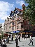 Queen's Chambers at Long Row and King Street in Nottingham