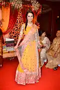 Shraddha Kapoor in a paneled lehenga