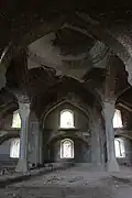 Inside the mosque
