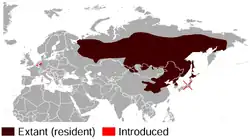 Map of range