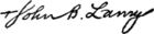 Jean-Baptiste Lamy's signature