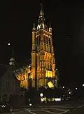 The church at night