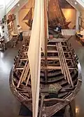 Pétursey, ferry boat at the museum